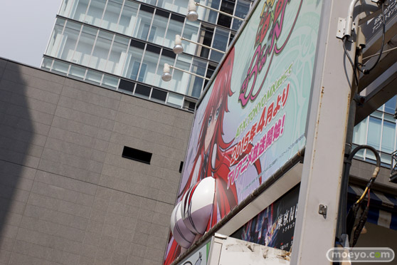 アニメ ハイスクールD×D BorN おっぱい　立体　看板　告知　秋葉原　アキバ　画像　03