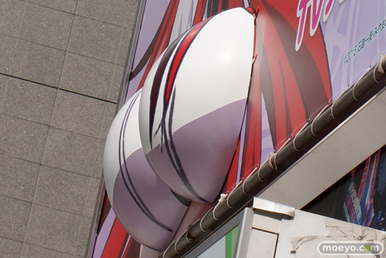 アニメ ハイスクールD×D BorN おっぱい　立体　看板　告知　秋葉原　アキバ　画像　04