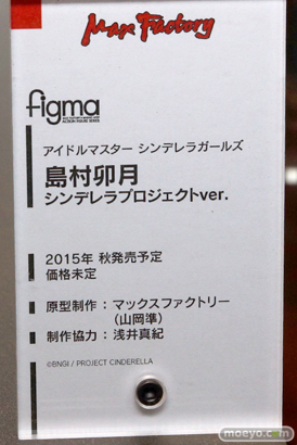 アニメジャパン2015　画像　サンプル　レビュー　フィギュア　マックスファクトリー　figma figFIX 長門　渋谷凛　島村卯月　アンチョビ　継衛　07
