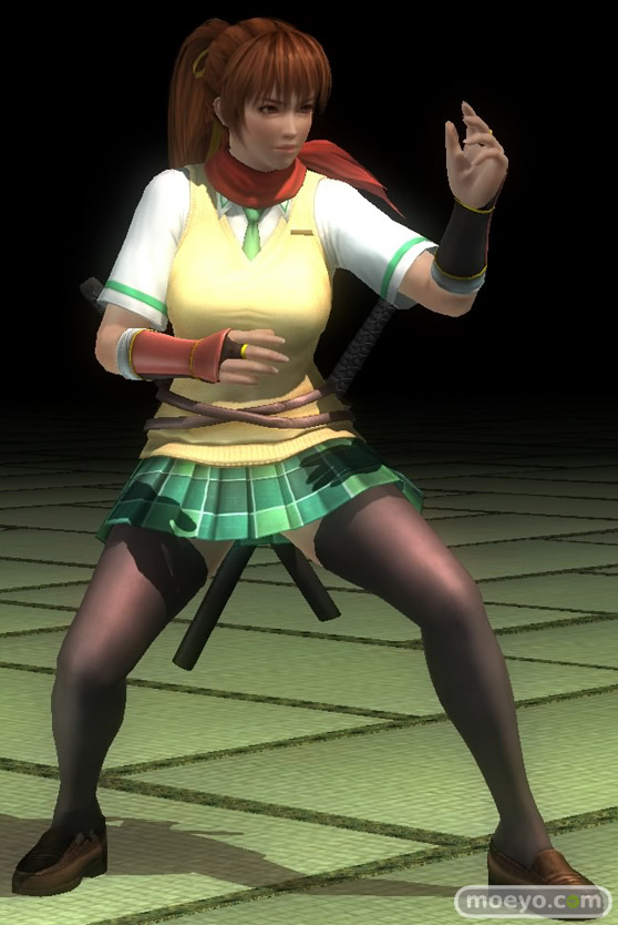 DEAD OR ALIVE 5 Last Round　画像　閃乱カグラ　コラボ　コスチューム破壊　エロ　かすみ　あやね　ほのか　マリーローズ　01