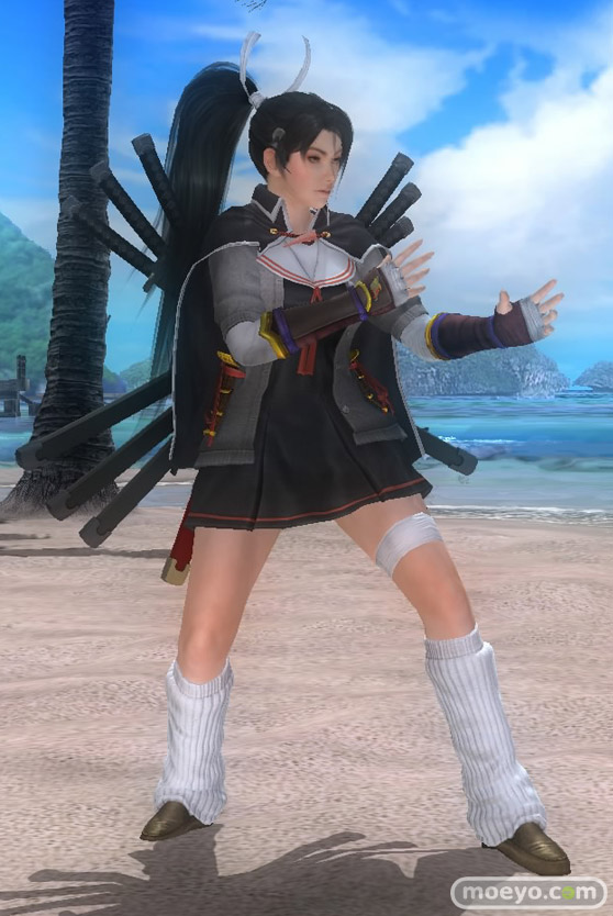 DEAD OR ALIVE 5 Last Round　画像　閃乱カグラ　コラボ　コスチューム破壊　エロ　レイファン　紅葉　ティナ　エレナ　09