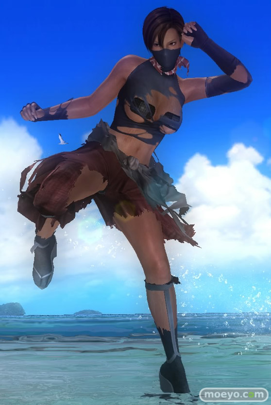 DEAD OR ALIVE 5 Last Round 画像 閃乱カグラ コラボ コスチューム破壊 エロ ミラ クリスティ ラ・マリポーサ レイチェル 13
