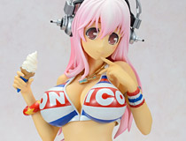 エクスプラストイズ楽天★限定版「ギガンティックシリーズ すーぱーそに子 限定日焼けVer.」 新作フィギュア彩色サンプル画像レビュー