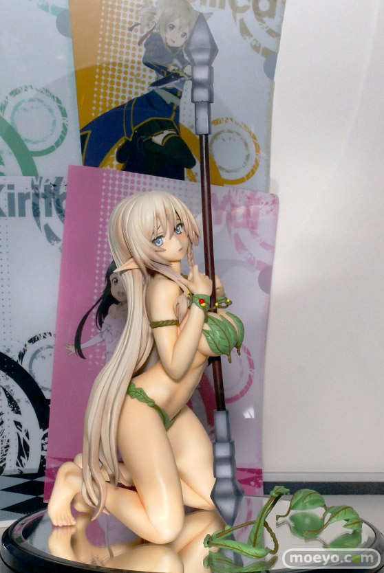 クイーンズブレイド 美しき闘士たち アレイン 水着で完全敗北！やわらかフィギュア ジェンコ　画像　サンプル　レビュー　フィギュア　アニメジャパン2015　24