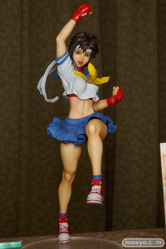 STREET FIGHTER美少女 さくら　コトブキヤ　画像　サンプル　レビュー　フィギュア　高橋昌宏　宮沢模型 第35回 商売繁盛セール　01