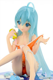 電波女と青春男 藤和エリオ お風呂で水着ver. Orange of summer(夏のオレンジ)　オルカトイズ　画像　サンプル　レビュー　フィギュア　てれ　GILLGILL　13