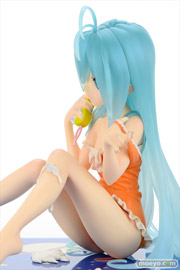 電波女と青春男 藤和エリオ お風呂で水着ver. Orange of summer(夏のオレンジ)　オルカトイズ　画像　サンプル　レビュー　フィギュア　てれ　GILLGILL　14