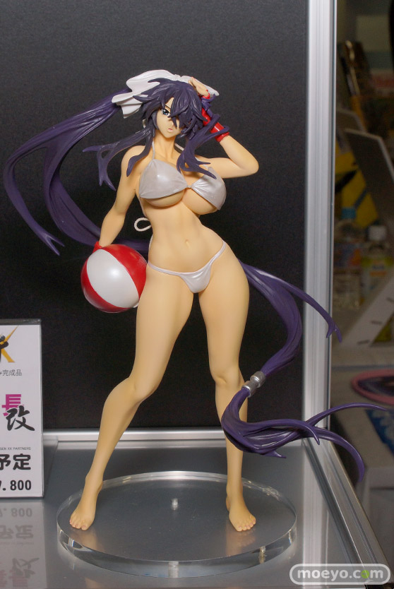 一騎当千 XTREME XECUTOR 関羽雲長 ビーチVer.改 ホワイト　アイズプロジェクト　画像　サンプル　レビュー　フィギュア　白髪隆行　宮沢模型 第35回 商売繁盛セール　01