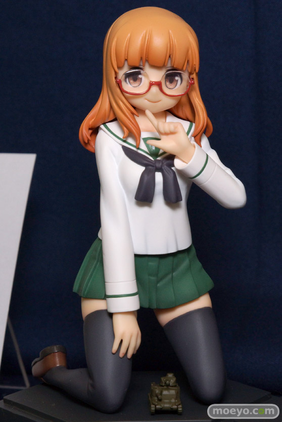 ガールズ＆パンツァー 武部沙織 1/350スケールM3中戦車リー付き キャラアニ　画像　サンプル　レビュー　フィギュア　宮沢模型 第35回 商売繁盛セール　01