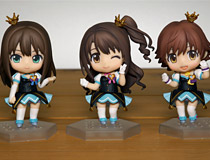 【WF2015夏】グッドスマイルカンパニー「ねんどろいどこ～で シンデレラガールズ 凛・卯月・未央セット」 新作フィギュア彩色サンプル画像レビュー