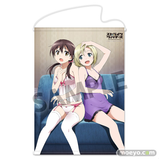 ストライクウィッチーズ Operation Victory Arrow 描き下ろしB2タペストリー エーリカ＆バルクホルン　ホビーストック　画像　サンプル　レビュー　01