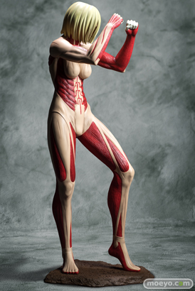 進撃の巨人 女型の巨人 ポリレジンフィギュア 90cm級 A-TOYS 画像　サンプル　レビュー　フィギュア　温泉天国/K　03