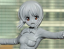 【2015夏合同展示会】ウェーブ「ガールズ＆パンツァー 西住みほ【パンツァージャケットVer.】」 新作フィギュア原型画像レビュー