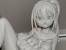 【WF2015夏】岡山FE「アイブカ！（仮） 小野寺柚」 新作MOLOフィギュア無彩色サンプル画像レビュー