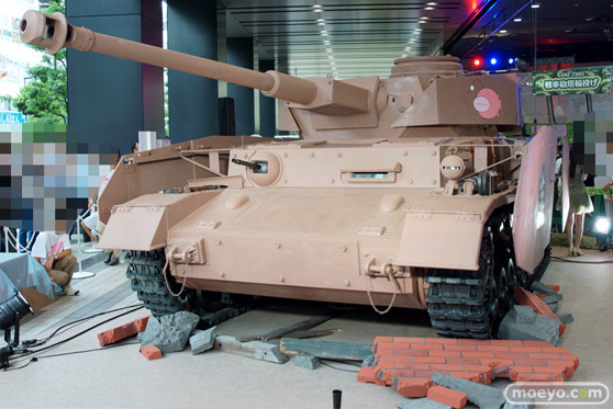 ガールズ&パンツァー ファンイベント IV号戦車日本上陸作戦です! 秋葉原 ベルサール 実物大 戦車 01