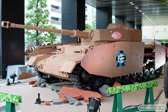 ガールズ&パンツァー ファンイベント IV号戦車日本上陸作戦です! 秋葉原 ベルサール 実物大 戦車 03