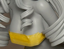 【WF2015夏】A-TOYS「ツンプリ 愛してお姫様 ツンデレ姫 レアイナ」新作フィギュア無彩色サンプル画像レビュー