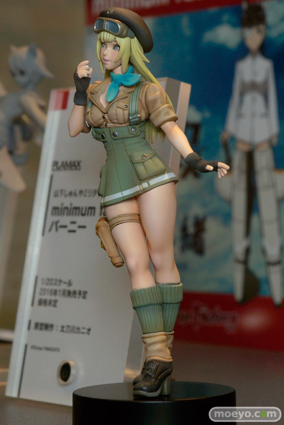 PLAMAX MF-02 山下しゅんや ミリタリーキューティーズ minimum factory バーニー 画像 サンプル レビュー フィギュア プラモデル マックスファクトリー 太刀川カニオ 07