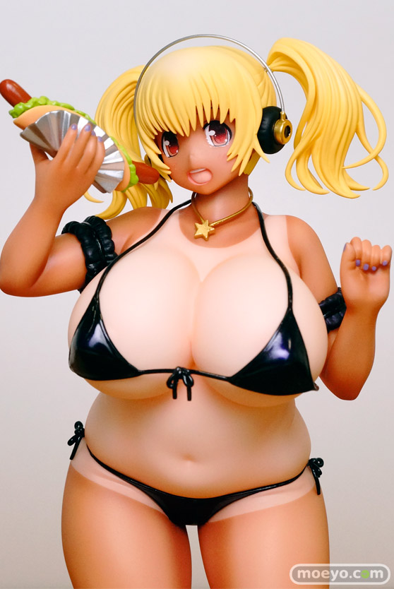 すーぱーぽちゃ子 日焼け水着Ver. フリーイング　画像　サンプル　レビュー　フィギュア　阿部まさと　08