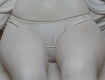 【WF2015夏】プルクラ「アカメが斬る！ エスデス」新作フィギュア無彩色仮原型画像レビュー