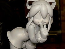 【宮沢展示会36】エクスプラス「ギガンティックシリーズ ロックマン ロール」新作フィギュア無彩色サンプル画像レビュー