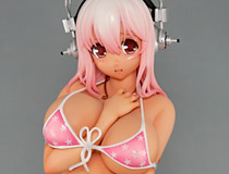 回天堂「すーぱーそに子 パイスラ ビキニ 日焼けver.」 新作フィギュア彩色サンプル画像レビュー