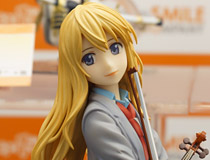 新川直司先生描き下ろしイラストをモチーフに立体化！GSC新作フィギュア「四月は君の嘘 宮園かをり」PVCサンプルがボークスホビー天国で展示！