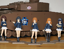 あんこうチームの5人がワンダーフェスティバル 2016［冬］限定セットに！「ガールズ＆パンツァー figma あんこうチームセット」