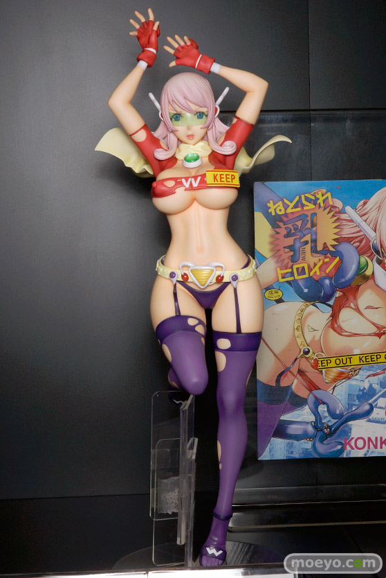 2016冬ホビーメーカー合同商品展示会のDRAGON Toyのねとられ乳ヒロイン 愛妻戦士マイティ・ワイフ 朝日奈マリーの新作フィギュアサンプル画像01