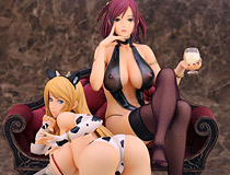 2体セットで「聖少女LineArt ～女帝の時代～」表紙イラストを再現！スカイチューブ「Decadence Beauty 間宮麻理絵×九龍葉月」予約開始！