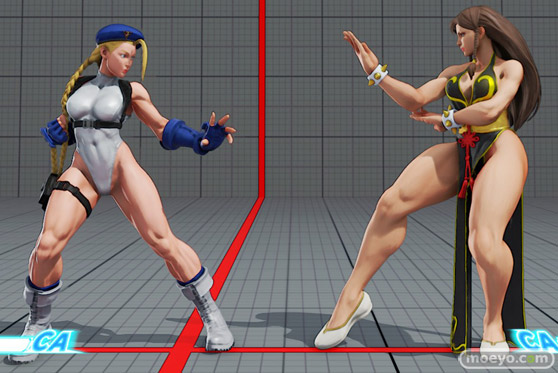 ストリートファイターVの春麗とキャミィのおっぱい画像03