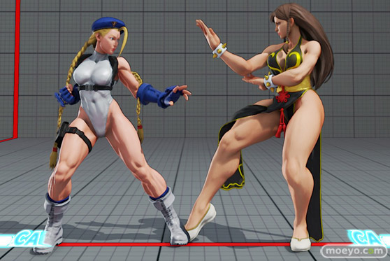 ストリートファイターVの春麗とキャミィのおっぱい画像04