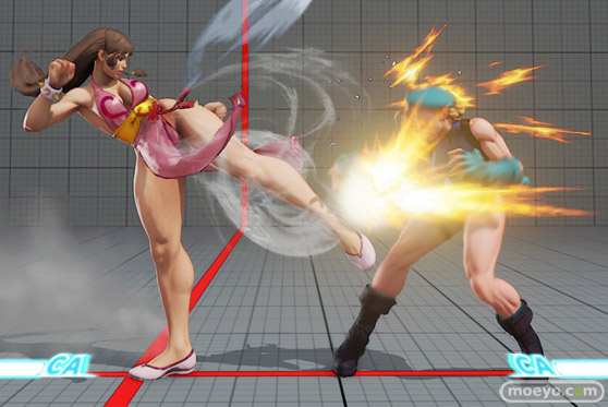ストリートファイターVの春麗とキャミィのおっぱい画像09