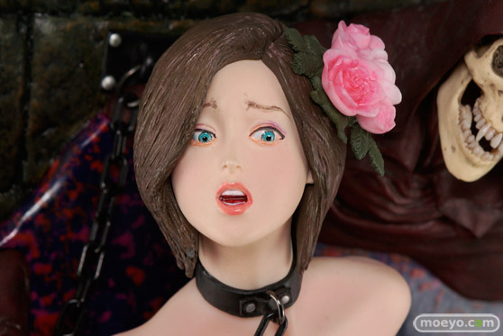 矢沢俊吾オリジナルフィギュアシリーズ ヘル・セデューサー 「囚われの花」Ver. ブラウンヘアーの新作フィギュア彩色サンプル画像05