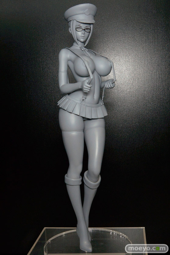 スカイチューブの監獄学園 白木芽衣子の新作フィギュア無彩色サンプル画像01