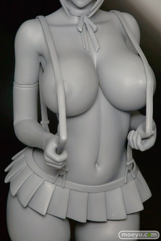 スカイチューブの監獄学園 白木芽衣子の新作フィギュア無彩色サンプル画像06