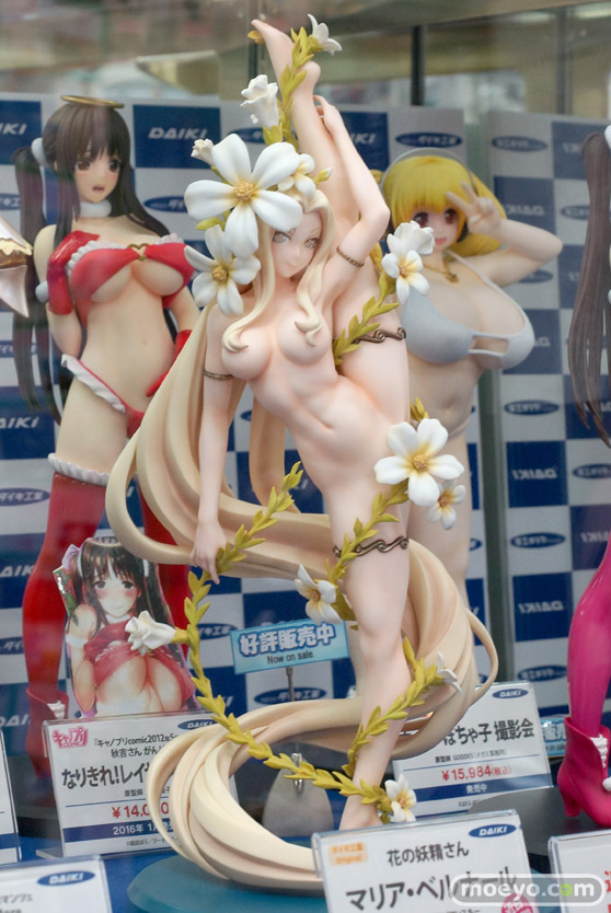 秋葉原での新作フィギュア展示の様子 花の妖精さん マリア・ベルナール 01