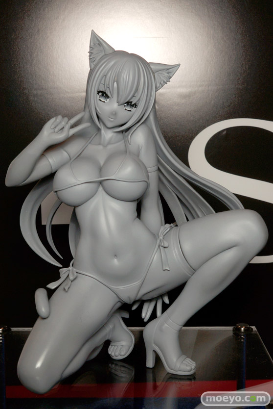 Q-sixの仮）ヒョウ柄ビキニちゃんの新作フィギュア原型サンプル画像01