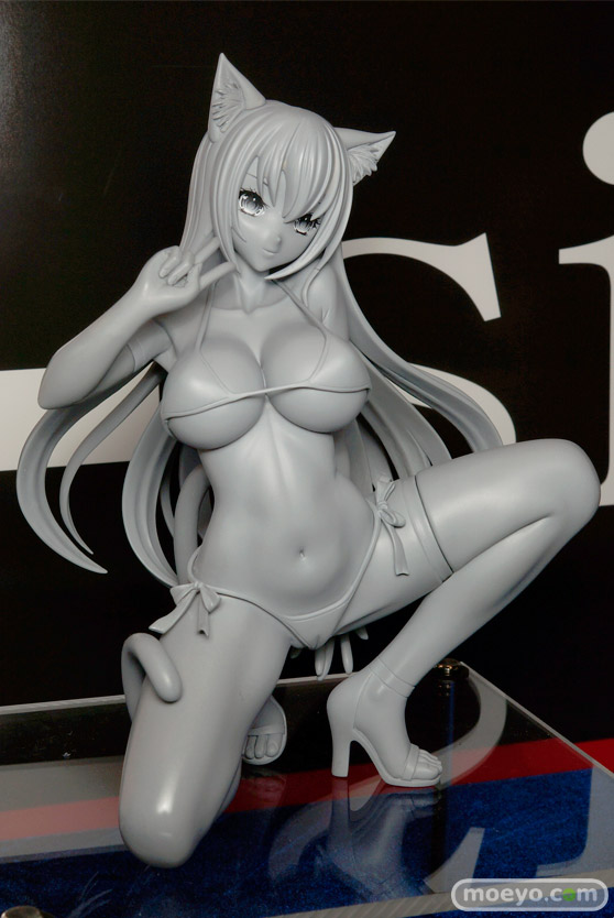 Q-sixの仮）ヒョウ柄ビキニちゃんの新作フィギュア原型サンプル画像02