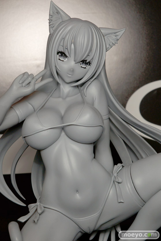 Q-sixの仮）ヒョウ柄ビキニちゃんの新作フィギュア原型サンプル画像04