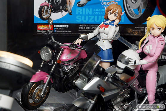 バンダイのS.H.フィギュアーツ 鈴乃木凜(ライダースーツ)＆GSX 400S KATANA 『ばくおん！』の新作フィギュアサンプル画像07
