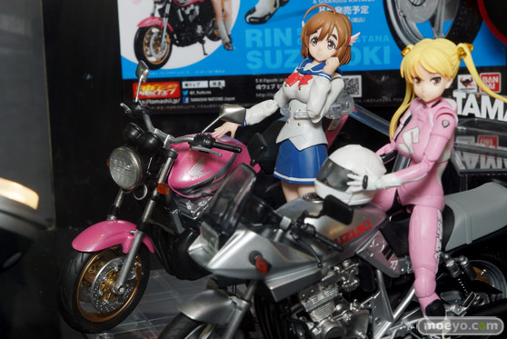 バンダイのS.H.フィギュアーツ 鈴乃木凜(ライダースーツ)＆GSX 400S KATANA 『ばくおん！』の新作フィギュアサンプル画像09