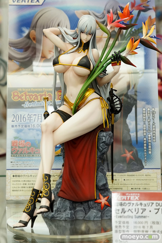 秋葉原での新作美少女フィギュアサンプル展示の様子 二条秋　小猫　ISバニー23