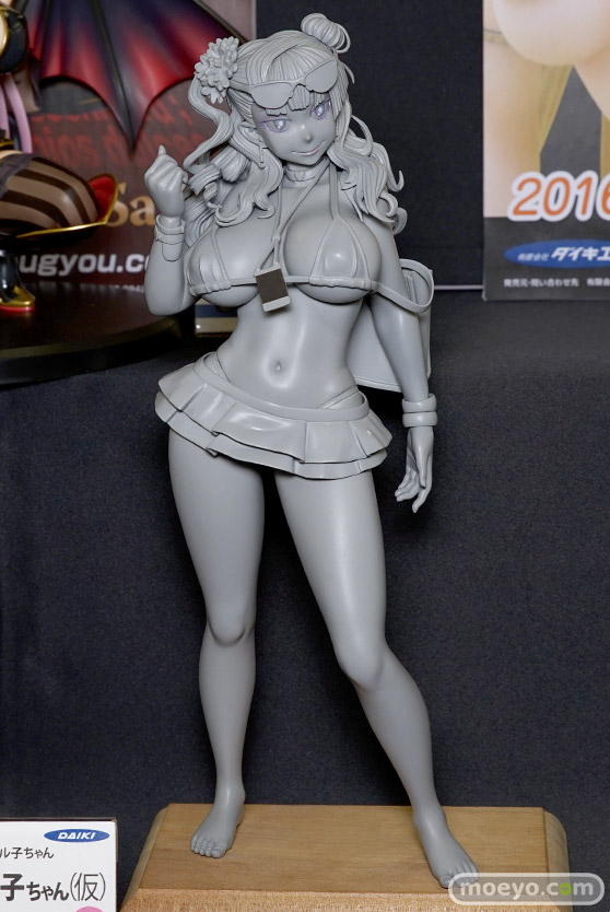 ダイキ工業のおしえて！ ギャル子ちゃん 水着のギャル子ちゃん（仮）の新作フィギュア原型サンプル画像01