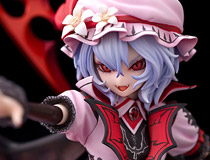 キューズQ新作フィギュア「東方Project レミリア・スカーレット［紅魔城伝説版］」予約開始！