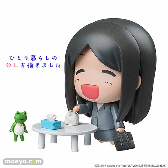 A-TOYSのりるびーシリーズ ひとり暮らしのOLを描きました OLさんのサンプル展示の様子01