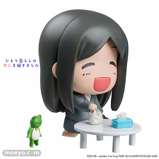 A-TOYSのりるびーシリーズ ひとり暮らしのOLを描きました OLさんのサンプル展示の様子02