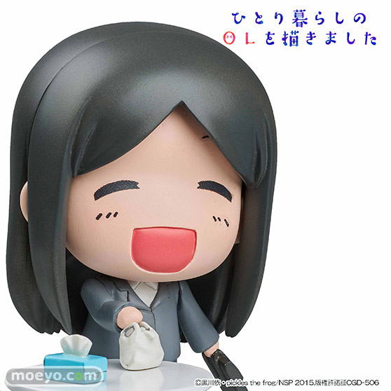 A-TOYSのりるびーシリーズ ひとり暮らしのOLを描きました OLさんのサンプル展示の様子05