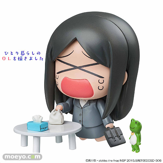 A-TOYSのりるびーシリーズ ひとり暮らしのOLを描きました OLさんのサンプル展示の様子06