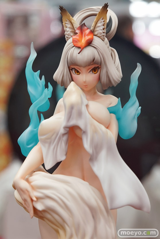 ホビージャパンの朧村正 紺菊 -湯煙温泉三昧 Ver.-の新作フィギュアサンプル展示の様子04